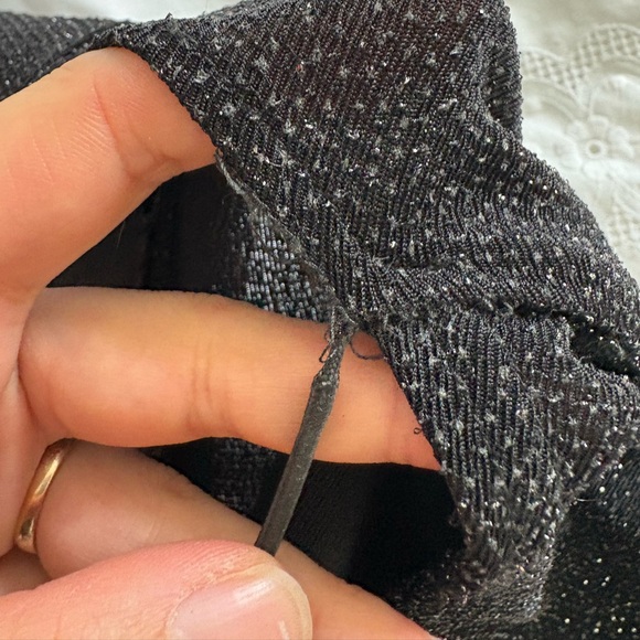 Vintage Sarria 90s Sparkly Cowl Neck Dress - Picture 12 of 12